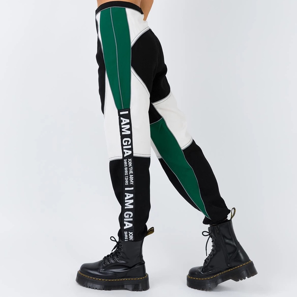 I AM GIA ELECTRA PANTS IN GREEN